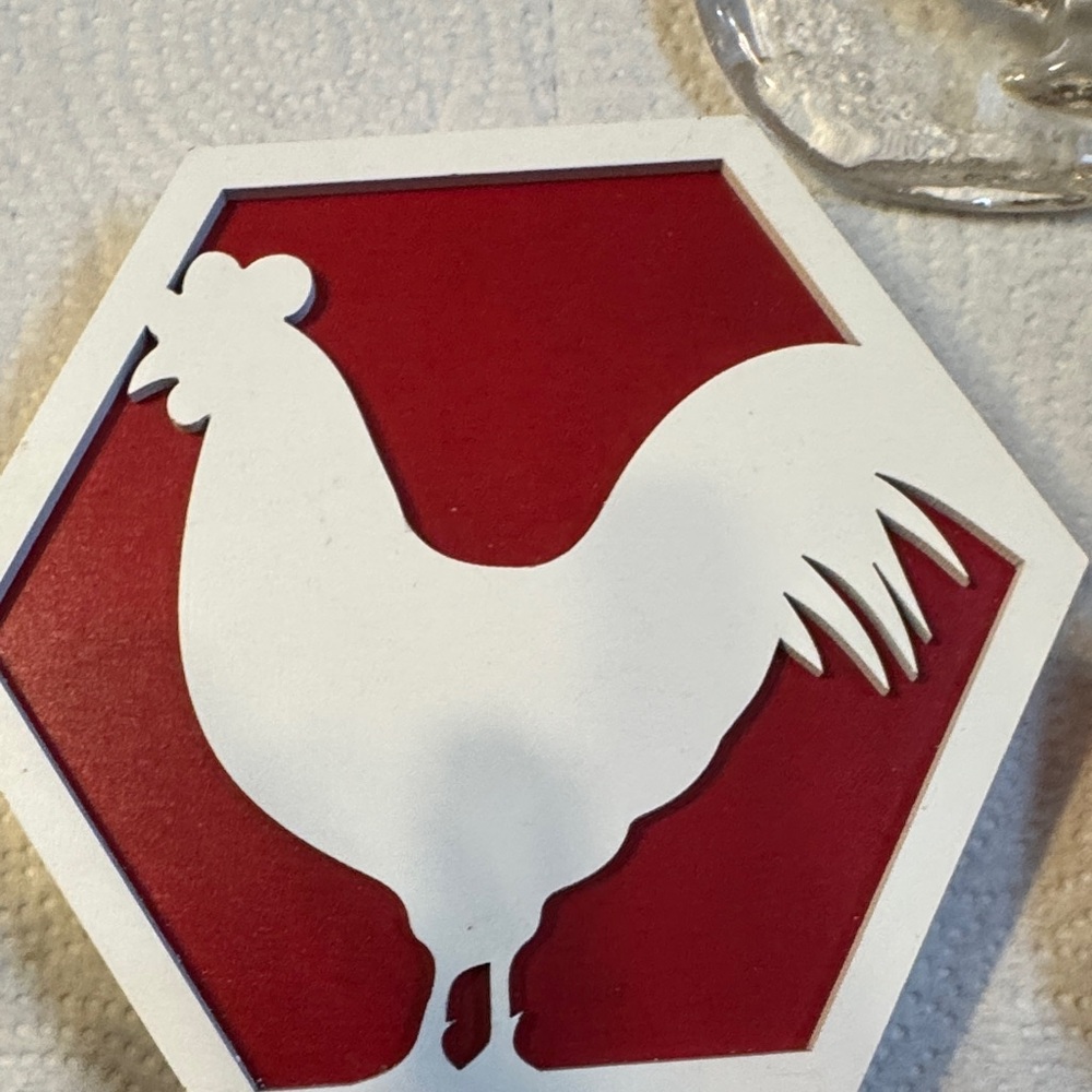 Rustic Rooster Decor Set - Picture 9 of 10